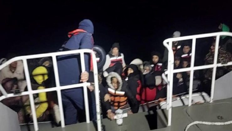 Balıkesir’de Yunanistan’a kaçmak isteyen 27 çocuk ve 68 kaçak göçmen yakalandı