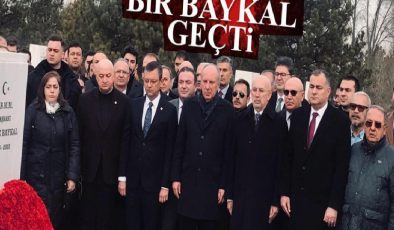 CHP Genel Lideri Özgür Özel, Deniz Baykal’ı andı: Muharrem İnce de katıldı