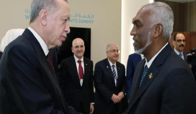 Cumhurbaşkanı Erdoğan, Maldivler Devlet Lideri Muizzu ile görüştü