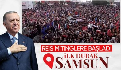 Cumhurbaşkanı Erdoğan’ın Samsun seçim mitingi konuşması